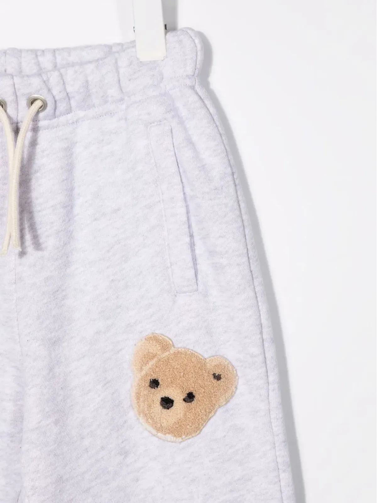 Palm Angels Kids bear motif track pants - Grey - 画像3