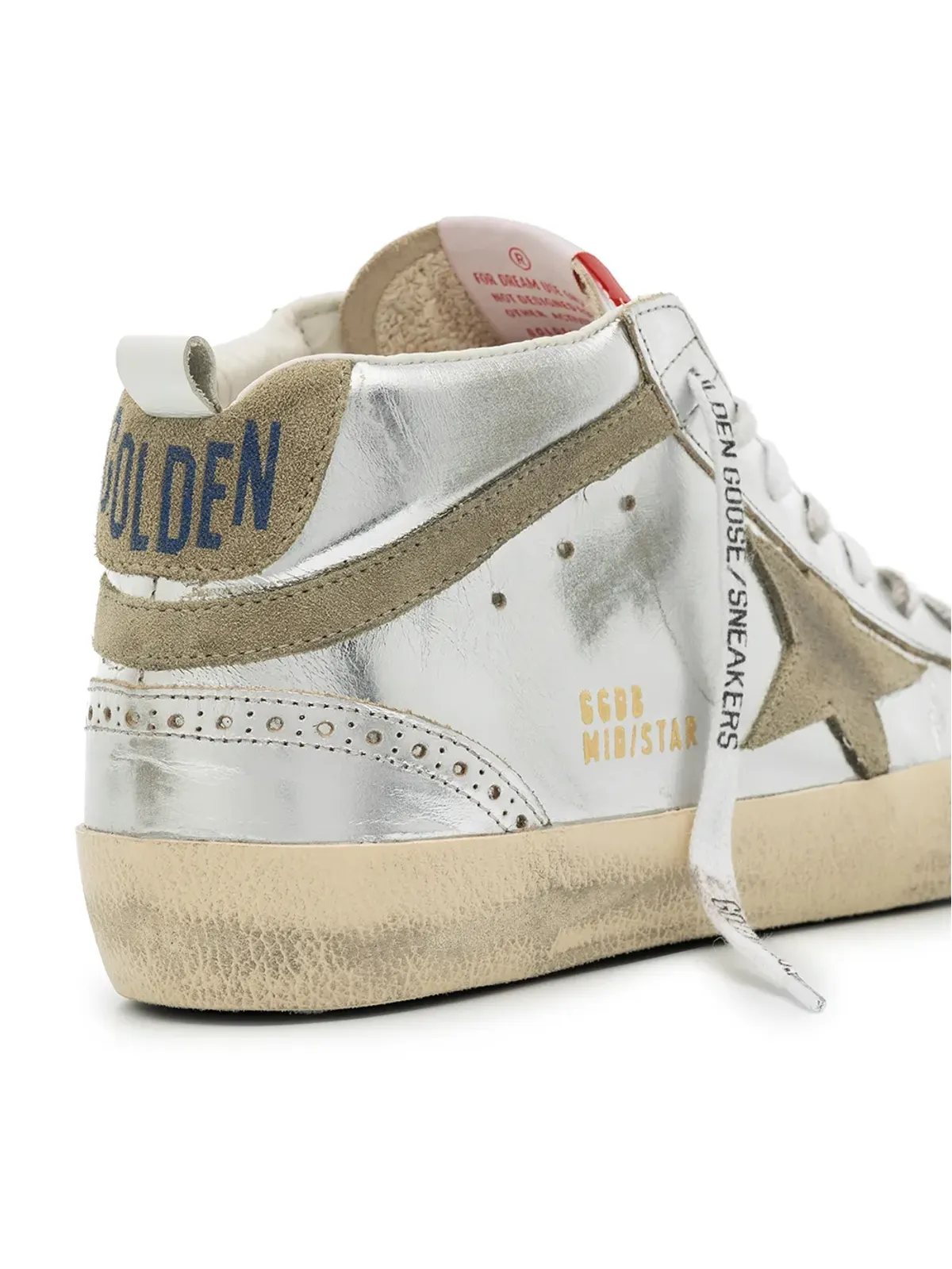 Golden Goose ミッドスター ラミネーテッド スニーカー - 画像2