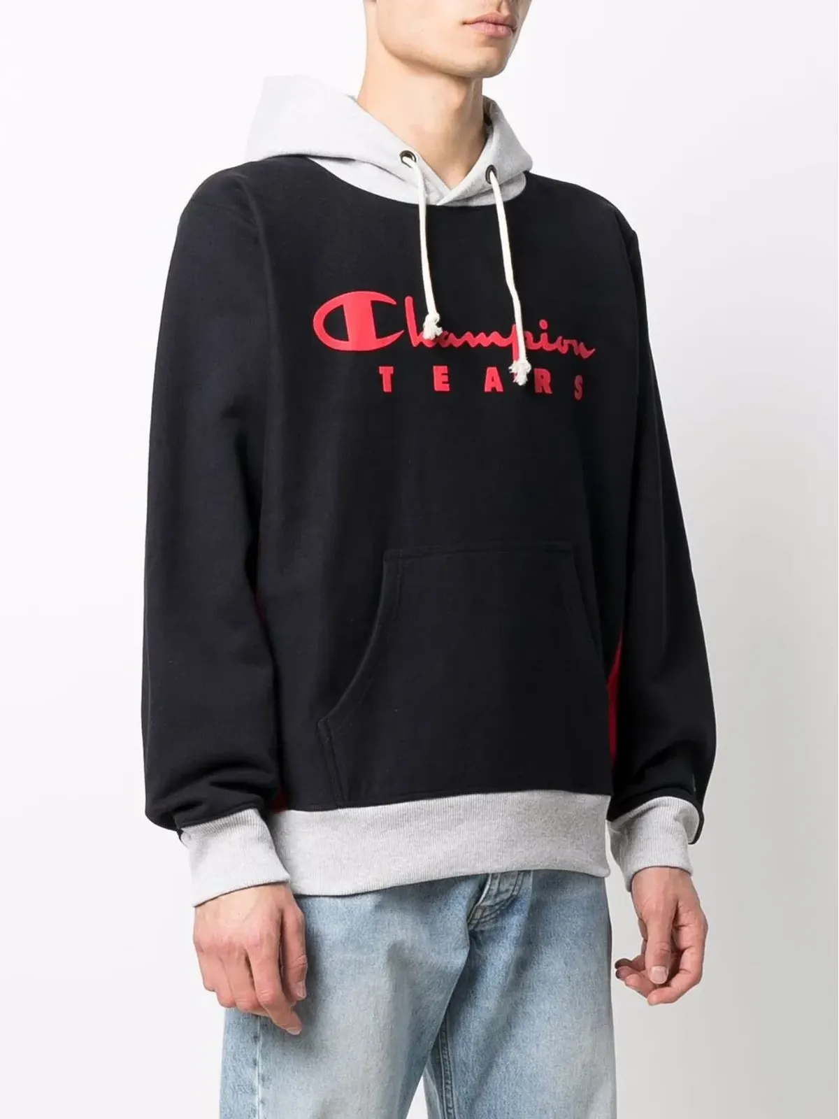 Champion ロゴプリント フード付きパーカー - 画像3