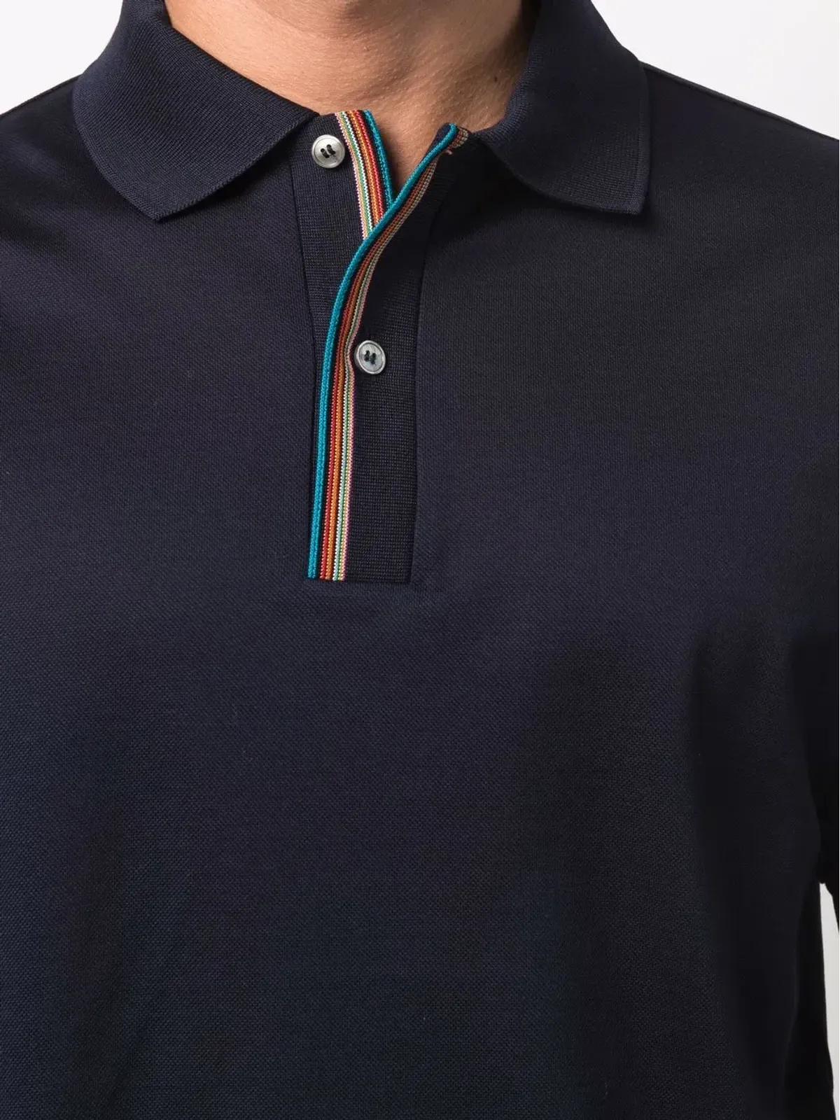Paul Smith Signature Stripe-trim ポロシャツ - 画像5