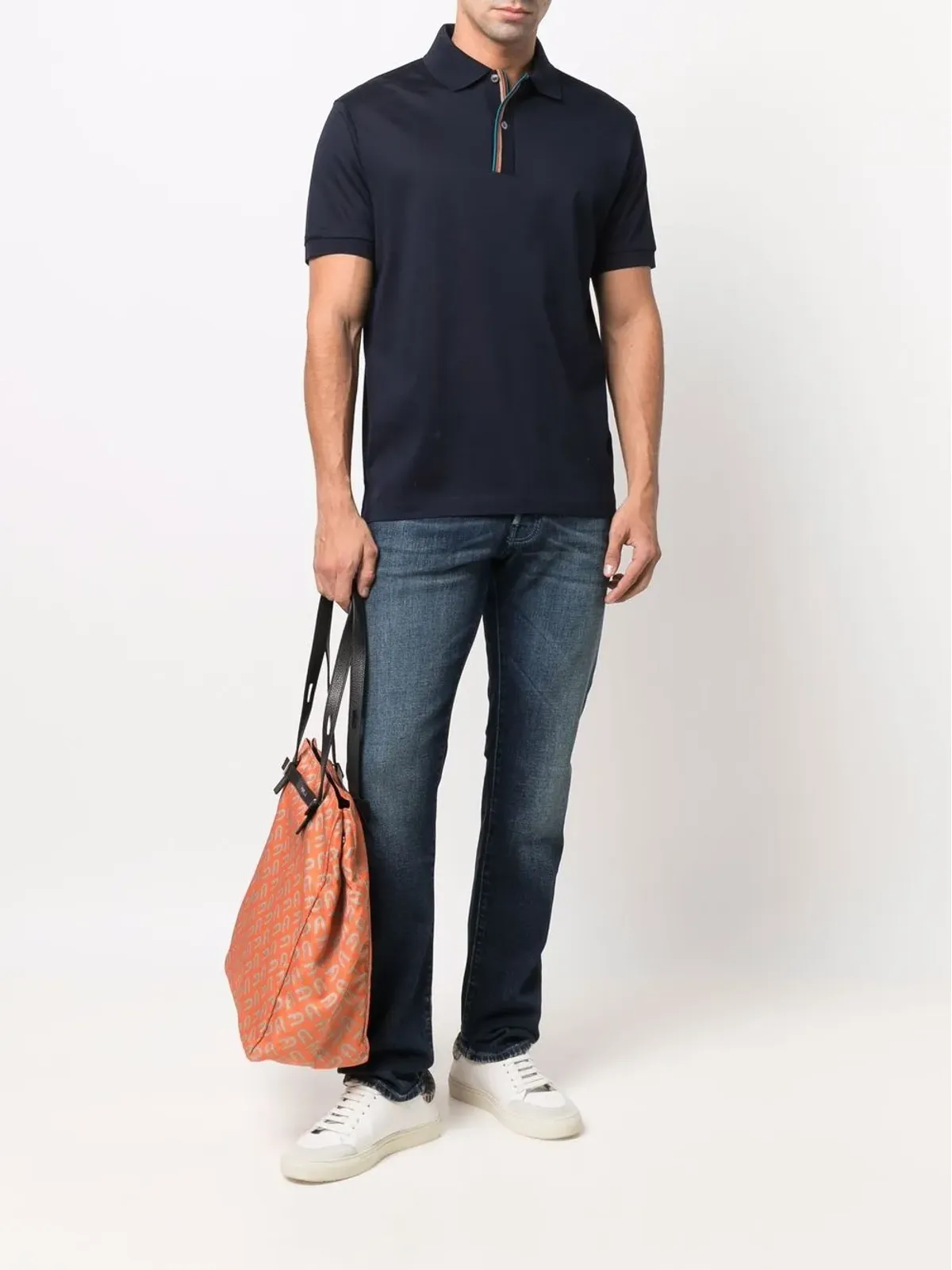 Paul Smith Signature Stripe-trim ポロシャツ - 画像2