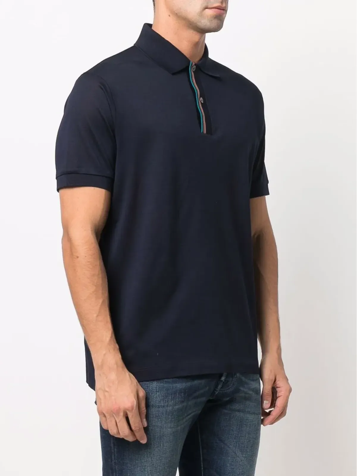 Paul Smith Signature Stripe-trim ポロシャツ - 画像3