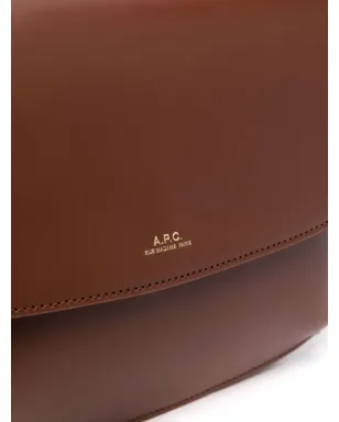 A.P.C. サラ レザー ショルダーバッグ - ブラウン - サムネイル4