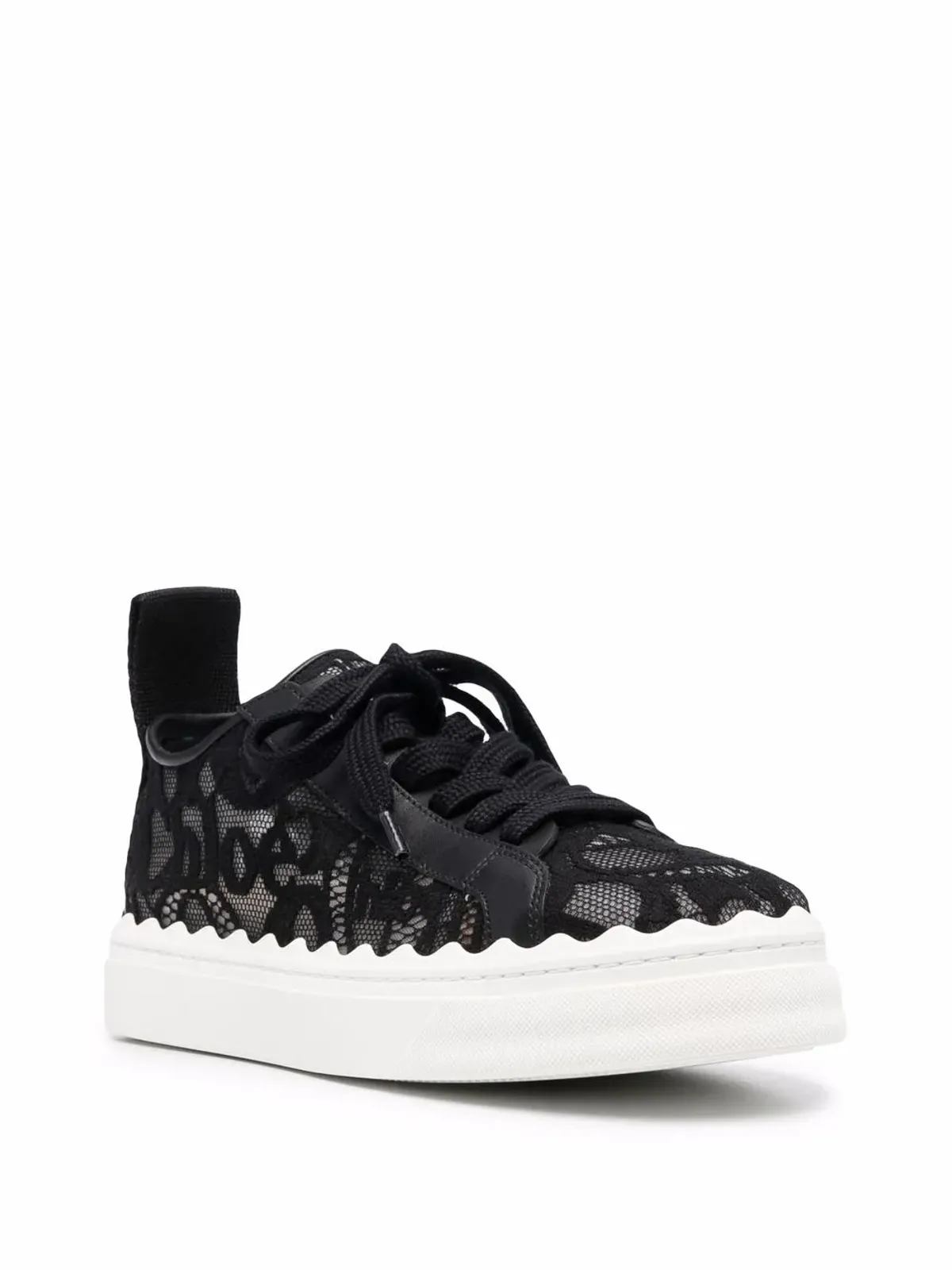 Chloé Lauren レース ローカットスニーカー - 画像2