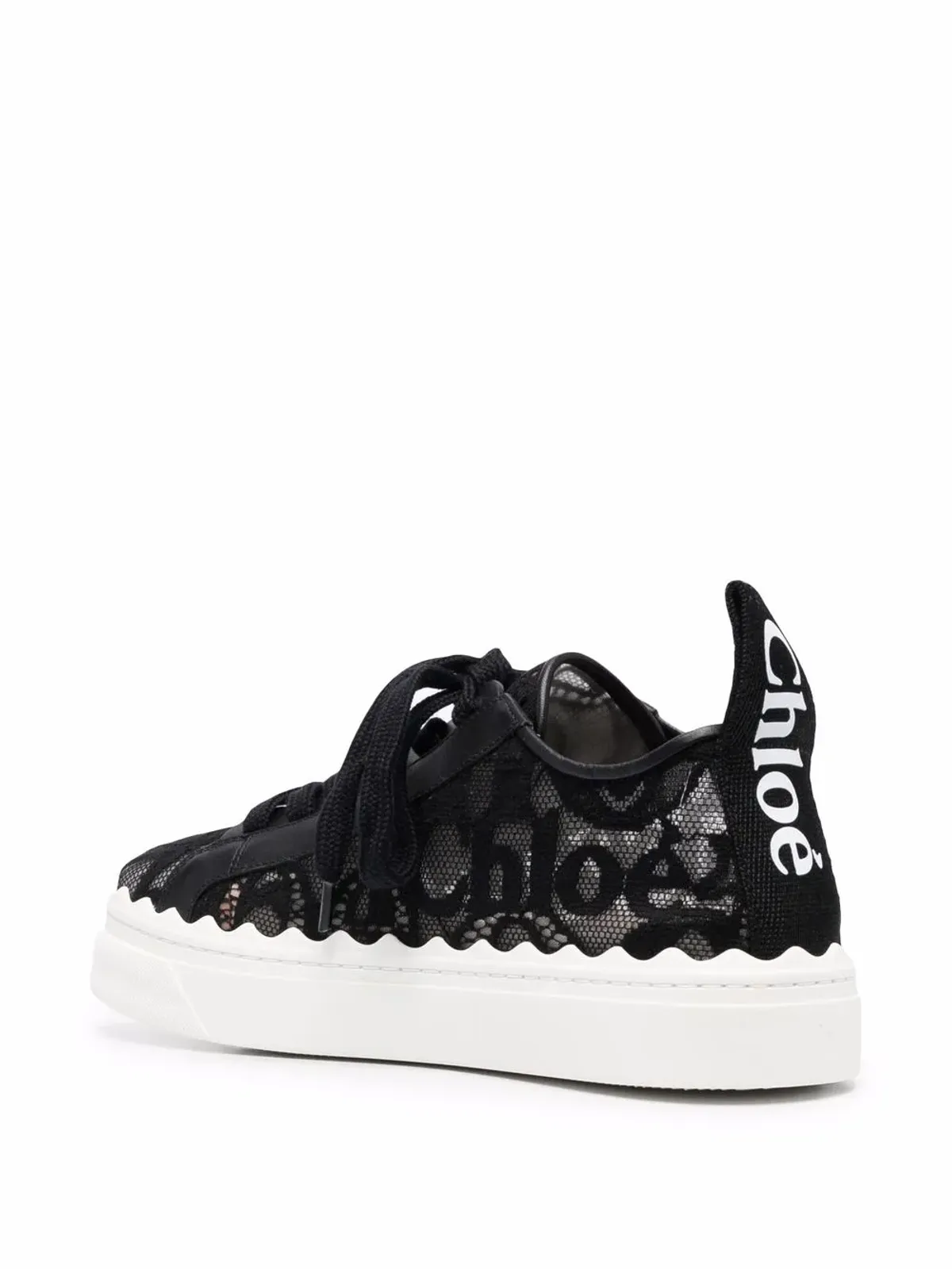 Chloé Lauren レース ローカットスニーカー - 画像3