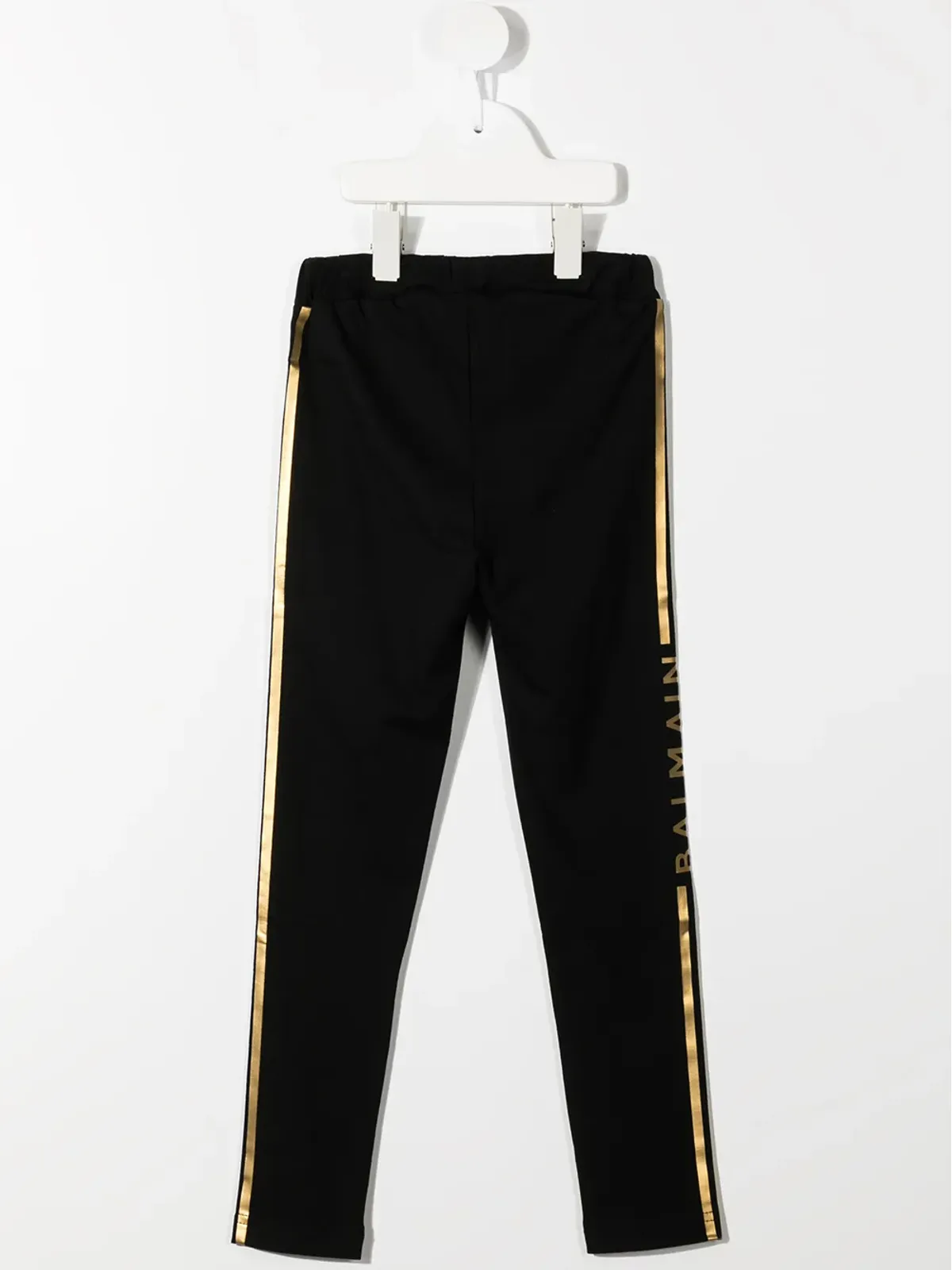 Balmain Kids ロゴストライプレギンス - 画像2