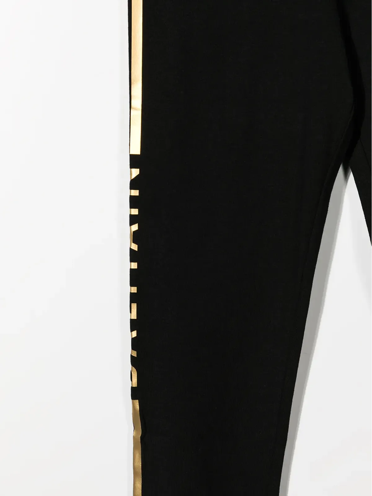 Balmain Kids ロゴストライプレギンス - 画像3