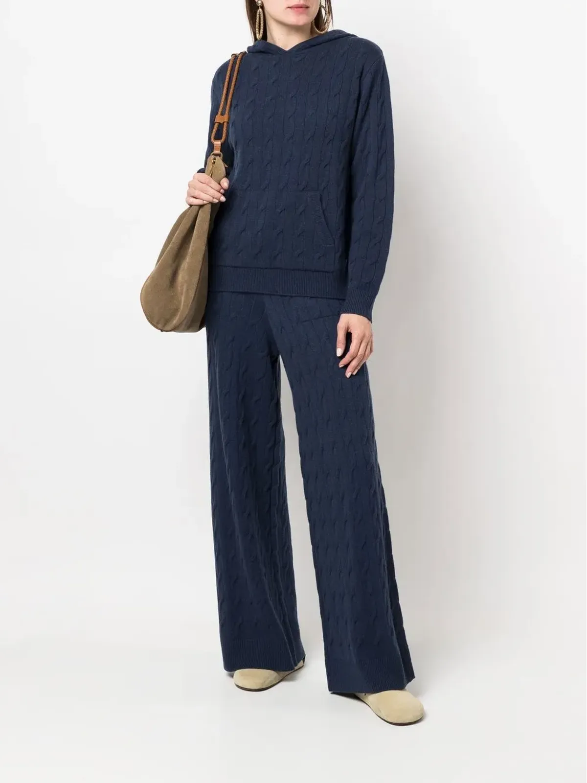 Ralph Lauren Collection リサイクルカシミヤのワイドレッグパンツ - 画像2