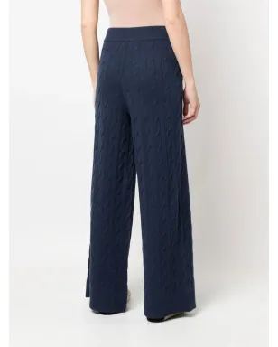 Ralph Lauren Collection リサイクルカシミヤのワイドレッグパンツ - サムネイル4