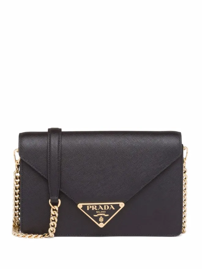 Prada Prada トライアングルロゴプレート クロスボディバッグの商品画像