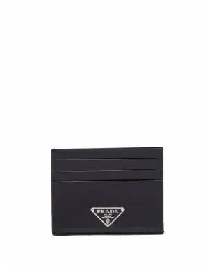 Prada ロゴプレート レザー カードホルダー - サムネイル1