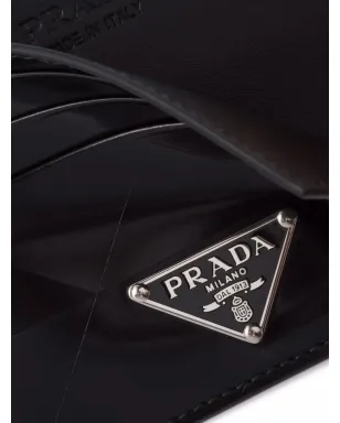 Prada ロゴプレート レザー カードホルダー - サムネイル3