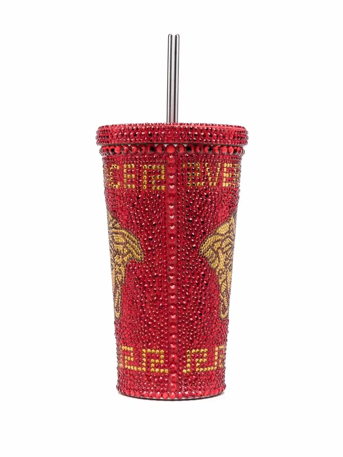 Versace メデューサ クリスタル装飾 トラベルカップ - 画像2