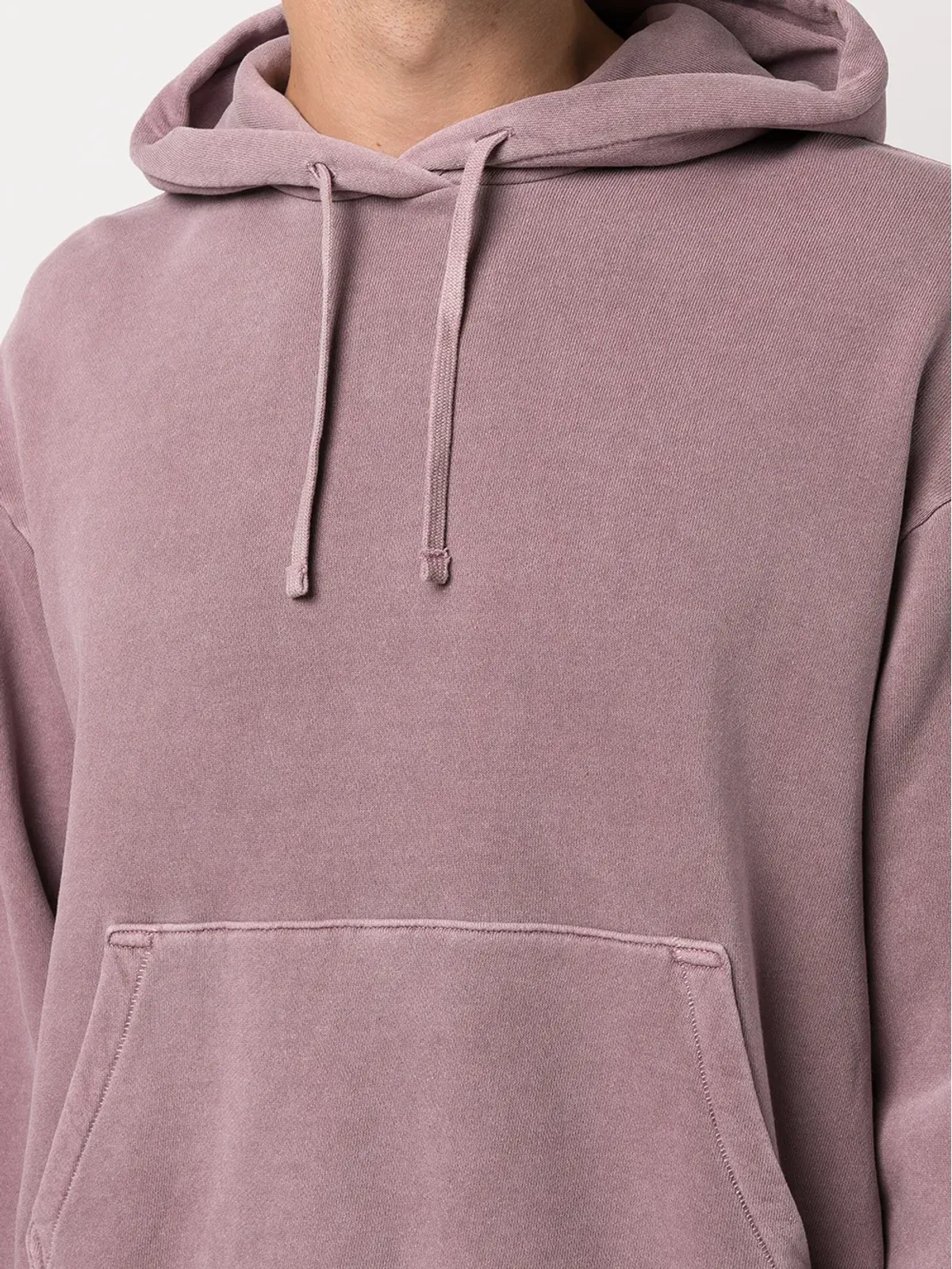 John Elliott 長袖コットンフーディ レッド - 画像5