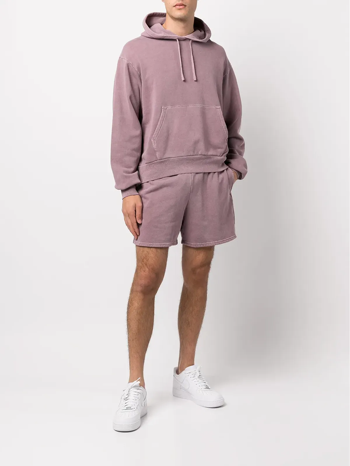 John Elliott 長袖コットンフーディ レッド - 画像2