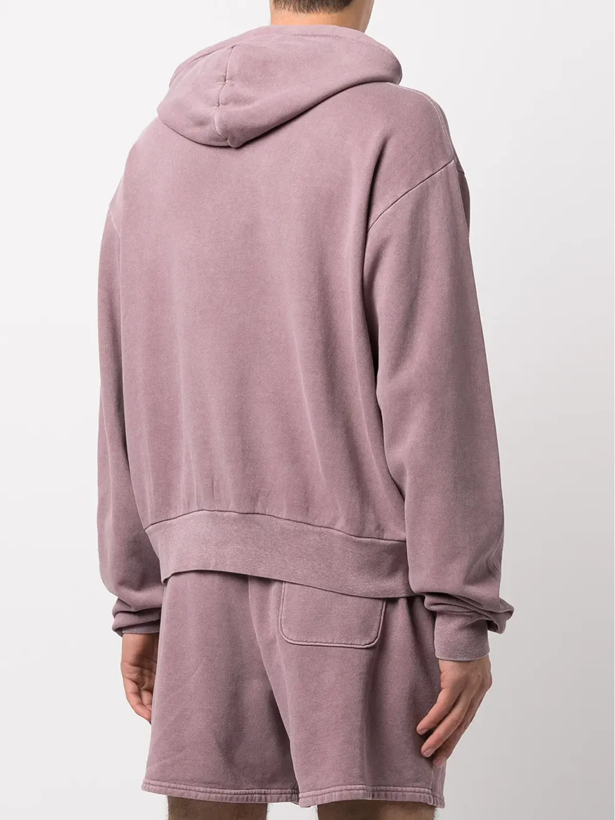 John Elliott 長袖コットンフーディ レッド - 画像4
