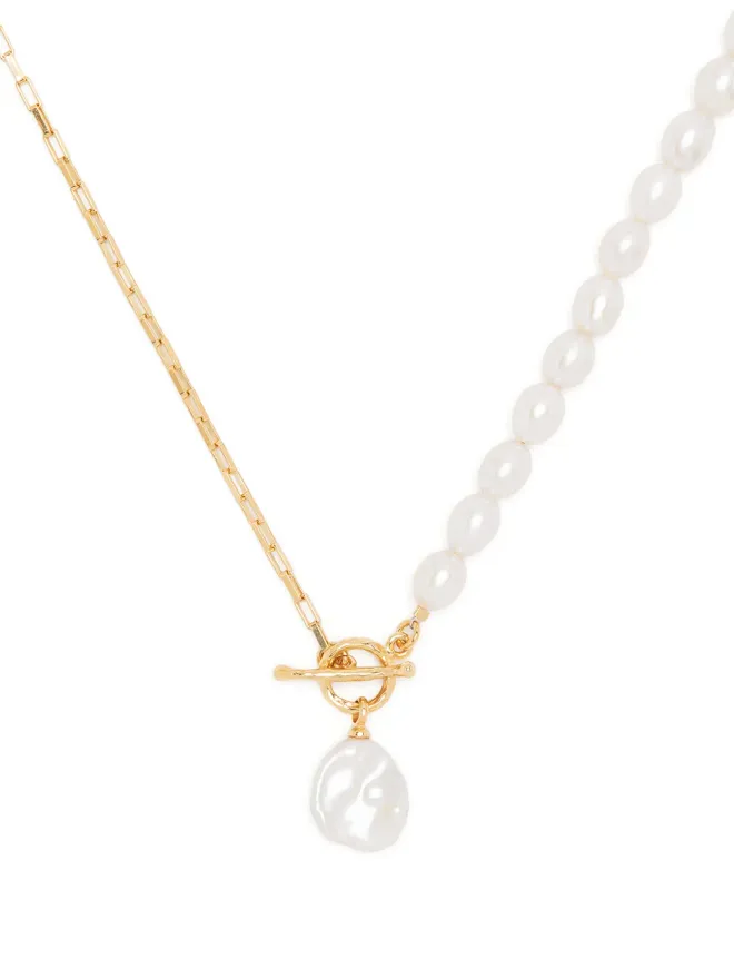 DOWER AND HALL DOWER AND HALL ルナ パールチャーム ネックレスの商品画像