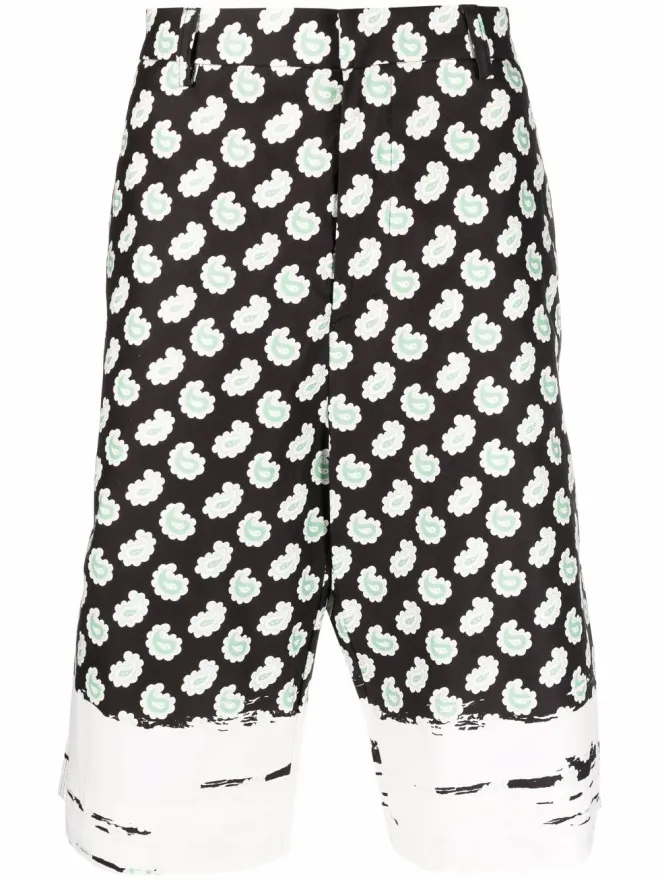 ETRO ETRO ペイズリープリント バミューダショーツ - ブラックの商品画像