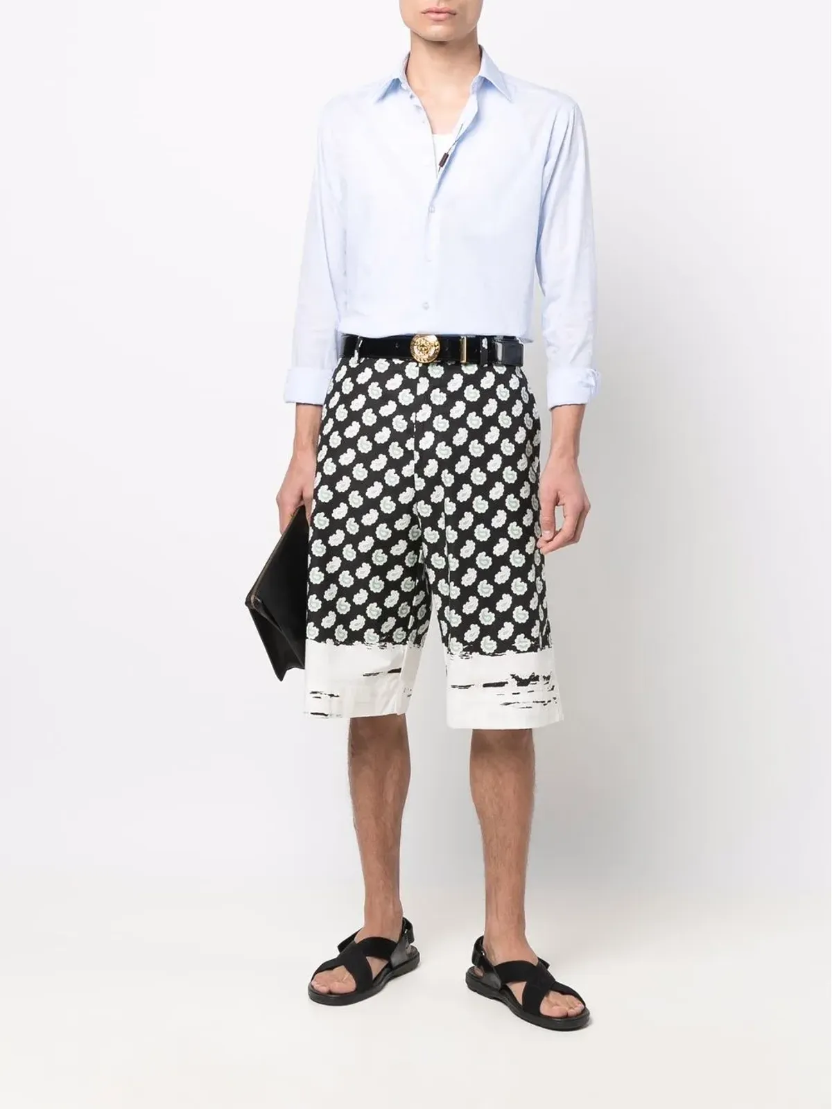 ETRO ペイズリープリント バミューダショーツ - ブラック - 画像2