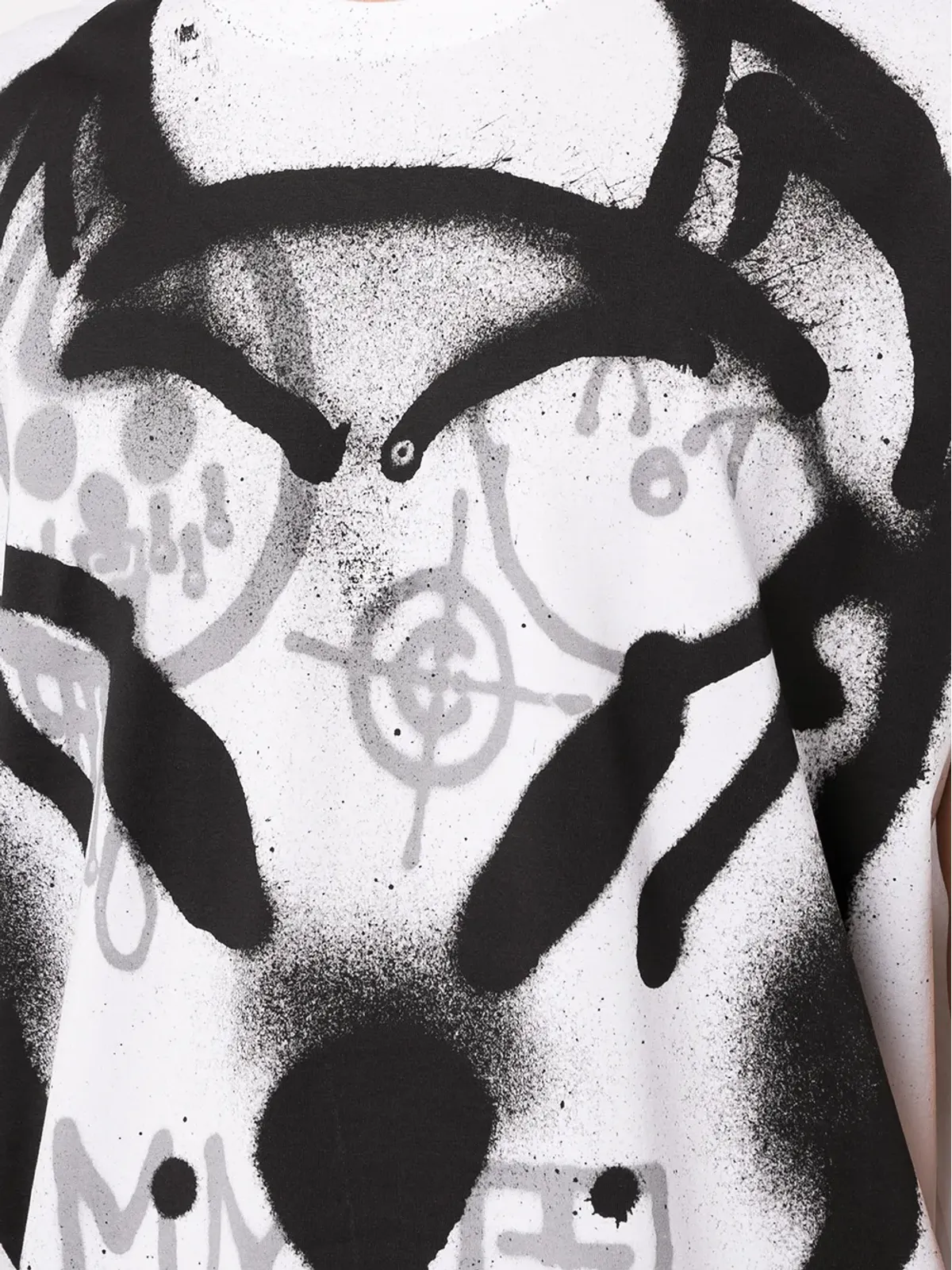 Givenchy グラフィティプリント コットン Tシャツ - ホワイト - 画像5