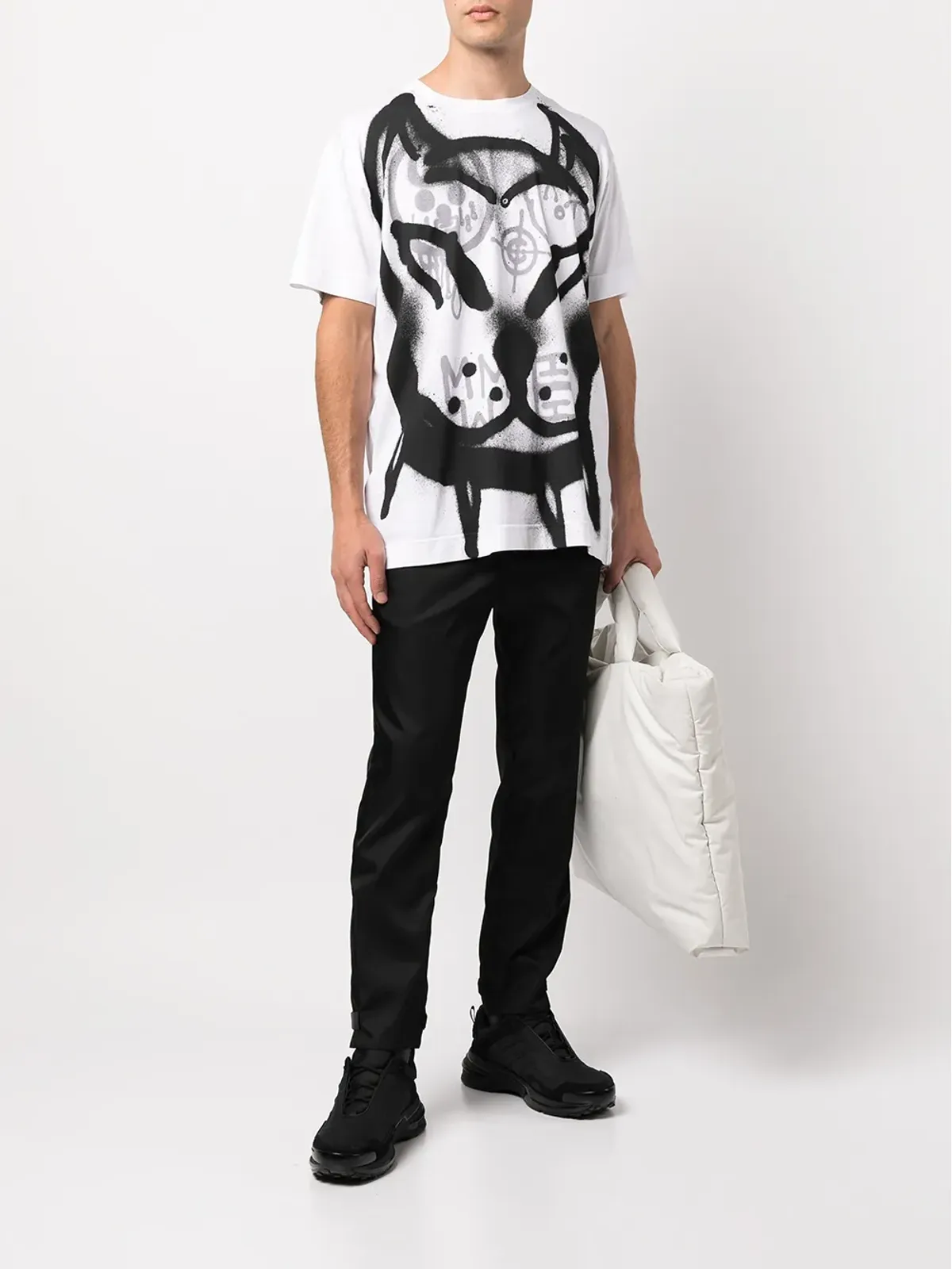Givenchy グラフィティプリント コットン Tシャツ - ホワイト - 画像2