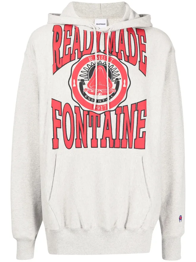 Readymade Readymade ロゴプリント長袖パーカーの商品画像