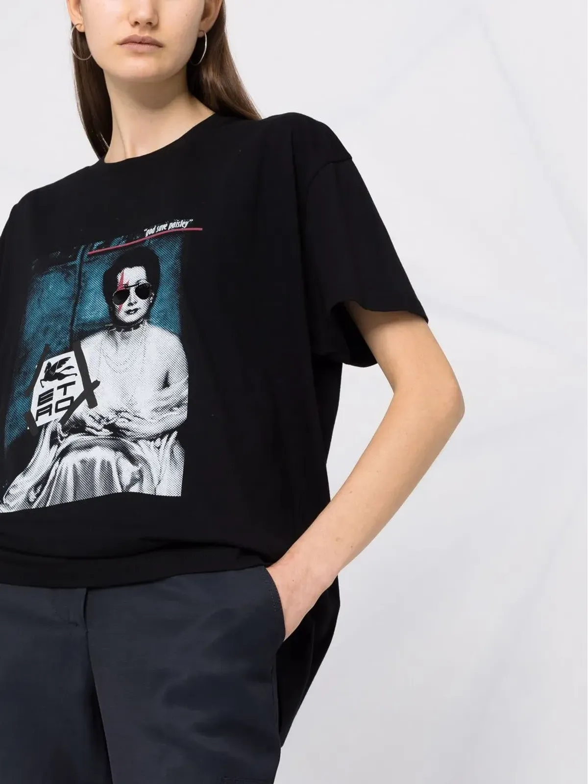 ETRO グラフィックプリント Tシャツ - 画像5