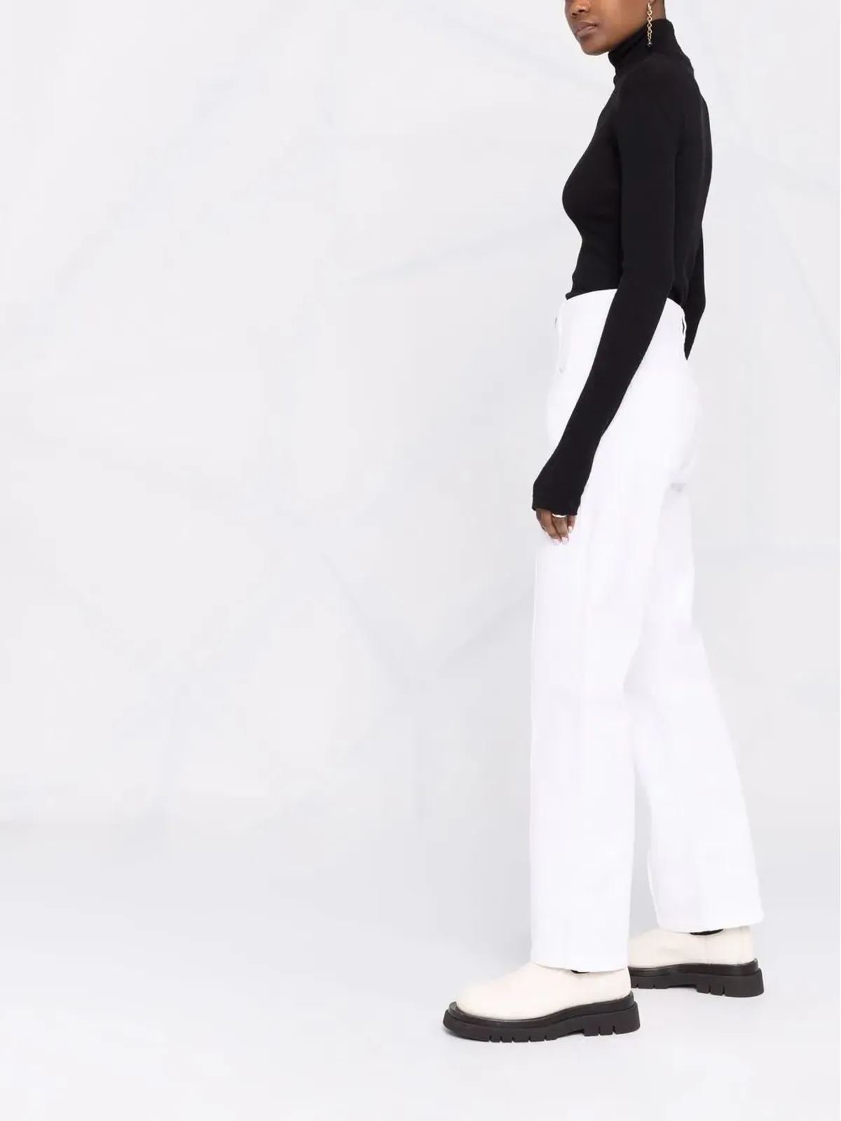 ISABEL MARANT ストレートレッグパンツ - ホワイト - 画像4
