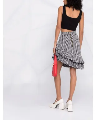 MANURÍ Miss Jane sleeveless cropped top - Black - サムネイル4