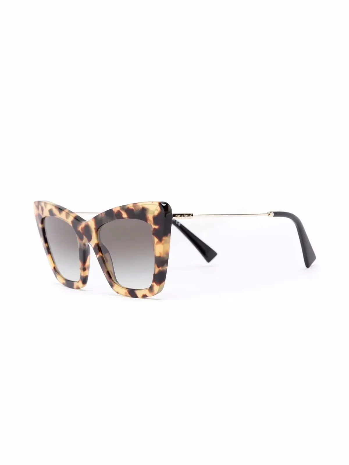 Miu Miu Eyewear キャットアイフレーム グラデーション サングラス - 画像2