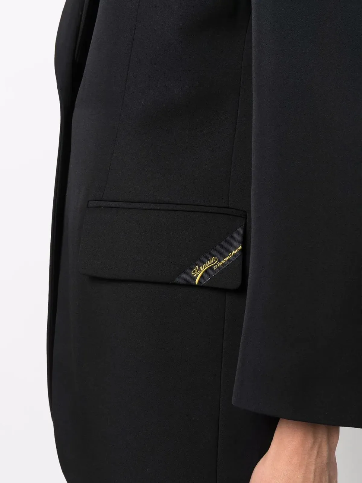 Lanvin フィットしたシングルブレストジャケット ブラック - 画像5