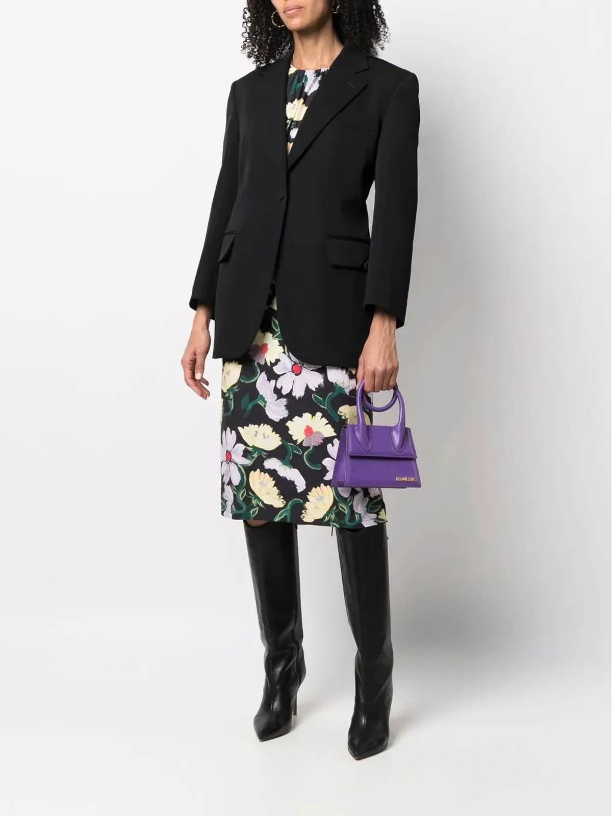 Lanvin フィットしたシングルブレストジャケット ブラック - 画像2