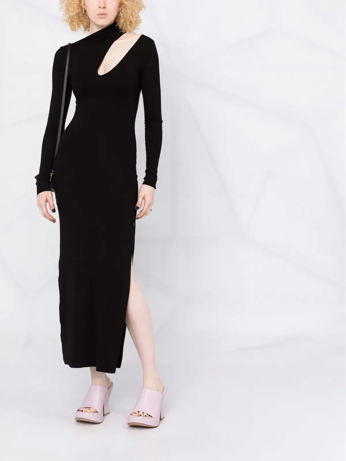 MANURÍ Bambina On A Saturday Night cut-out dress - 画像2