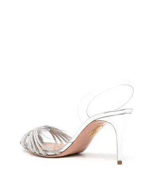Aquazzura Gatsby スリングバックパンプス（シルバー） - サムネイル3