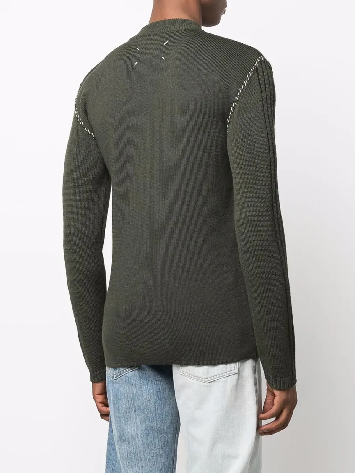 Maison Margiela Bullニットジャンパー - グリーン - 画像4