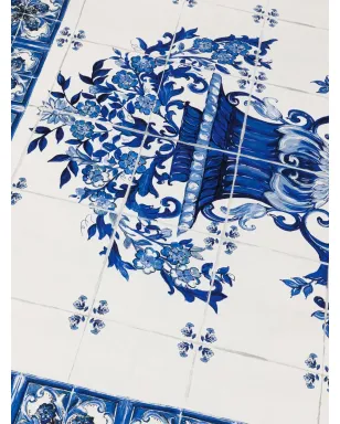 Dolce & Gabbana Mediterraneo-print double-faced table cloth - Blue - サムネイル2