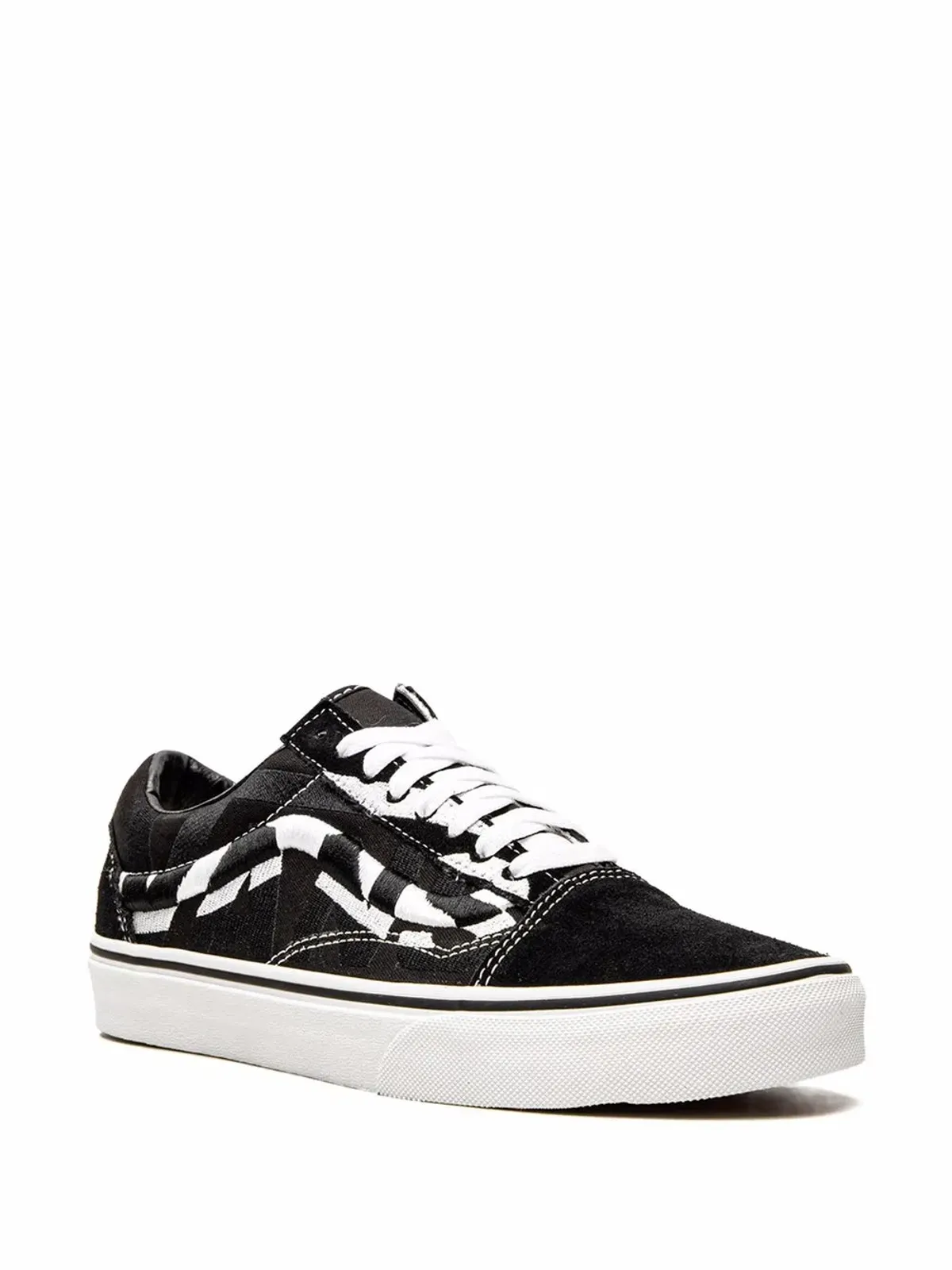 Vans Old Skool 刺繍ロゴ スニーカー - ブラック - 画像2