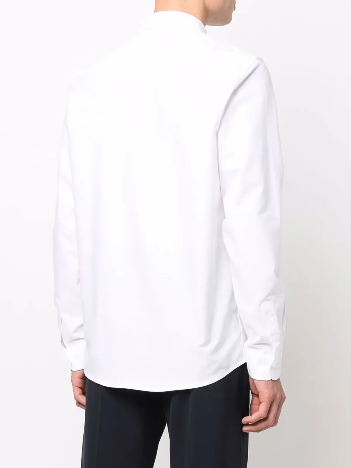 A.P.C. ボタンダウン オーガニックコットンシャツ（ホワイト） - 画像4