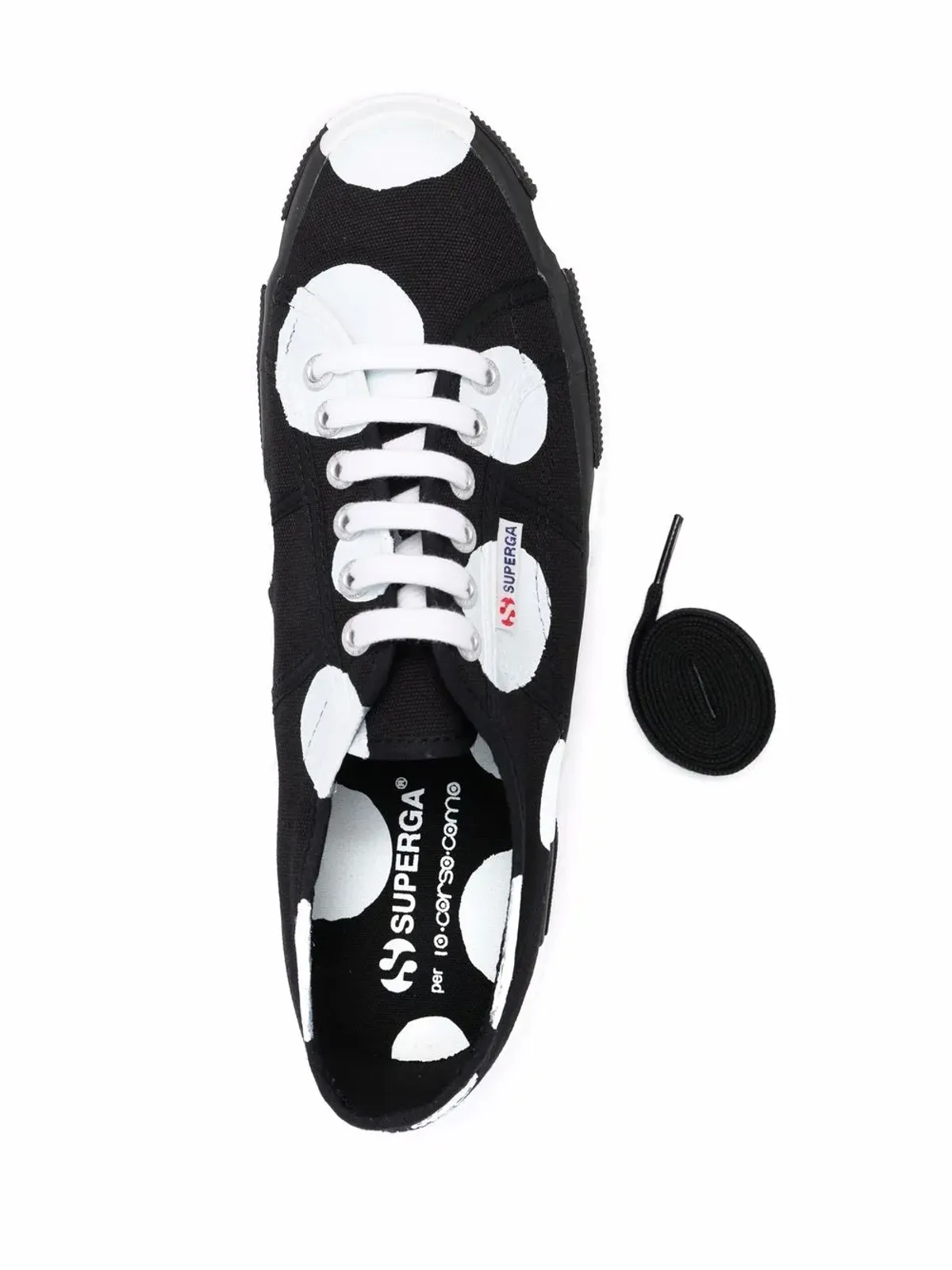 Superga スポットプリント ロー・トップ スニーカー - White - 画像4