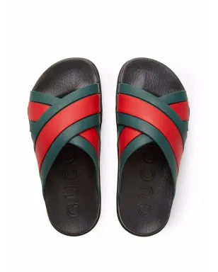 Gucci ウェブディテール・スライド - サムネイル4