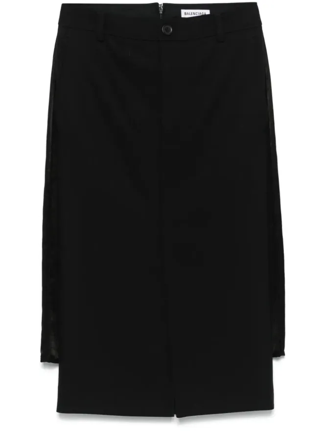Balenciaga Balenciaga レイヤードミディスカートの商品画像