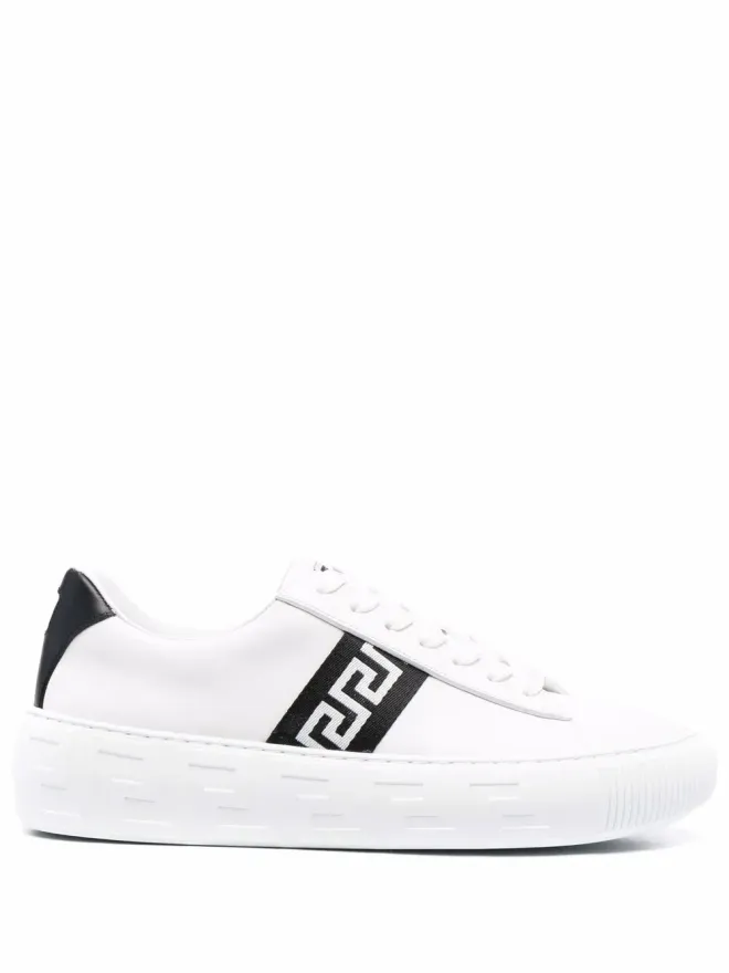 VERSACE Versace Greca low-top sneakers - Whiteの商品画像