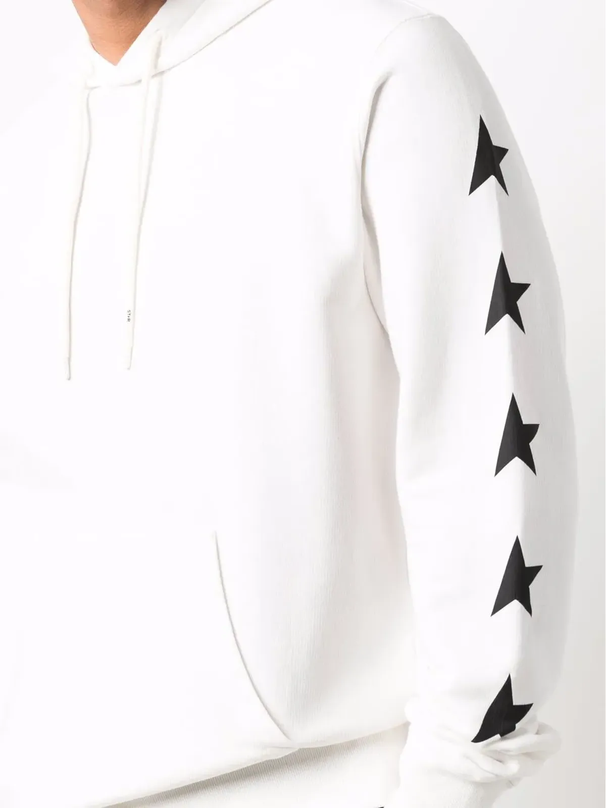 Golden Goose スター柄コットンフード付きパーカー - 画像5