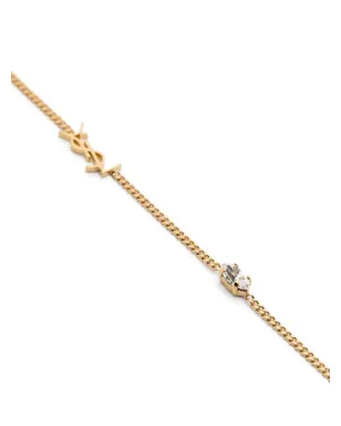 Saint Laurent Cassandre ハートチャーム ブレスレット - サムネイル3