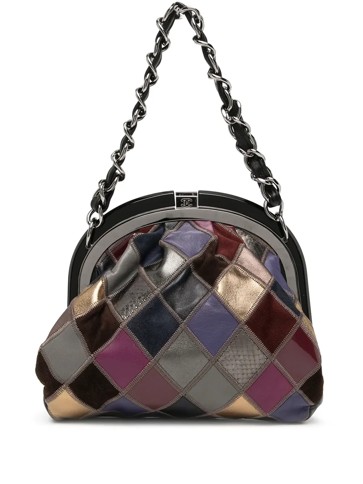 CHANEL ビンテージ 2005-2006 CCパッチワーク ハンドバッグ - マルチカラー - 画像1