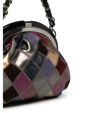 CHANEL ビンテージ 2005-2006 CCパッチワーク ハンドバッグ - マルチカラー - サムネイル4