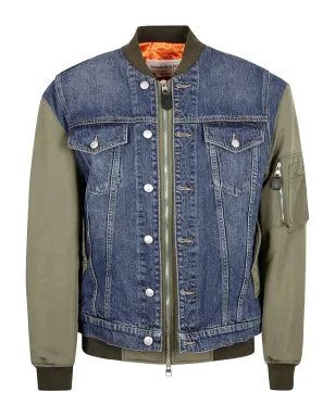 Alexander McQueen パネルドボンバージャケット - サムネイル1