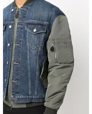 Alexander McQueen パネルドボンバージャケット - サムネイル5