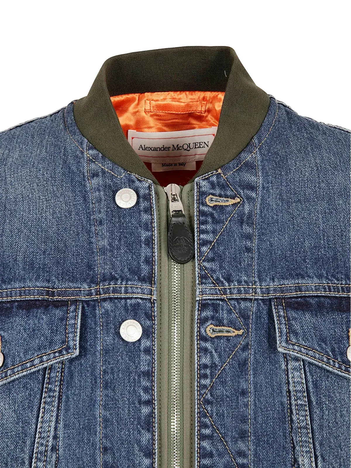 Alexander McQueen パネルドボンバージャケット - 画像3