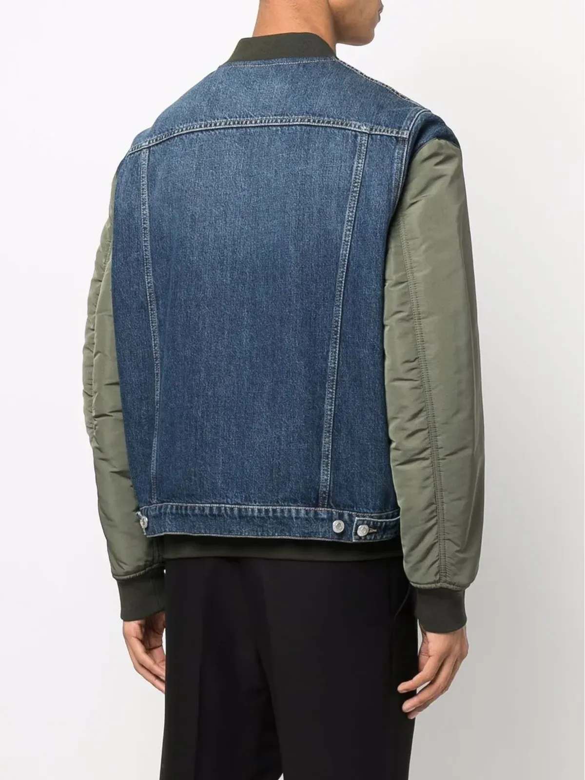 Alexander McQueen パネルドボンバージャケット - 画像4